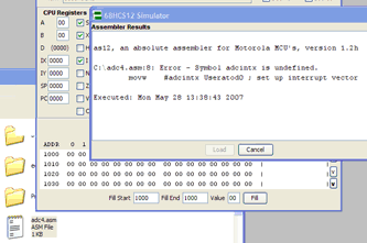 drag and drop of ASM file with error